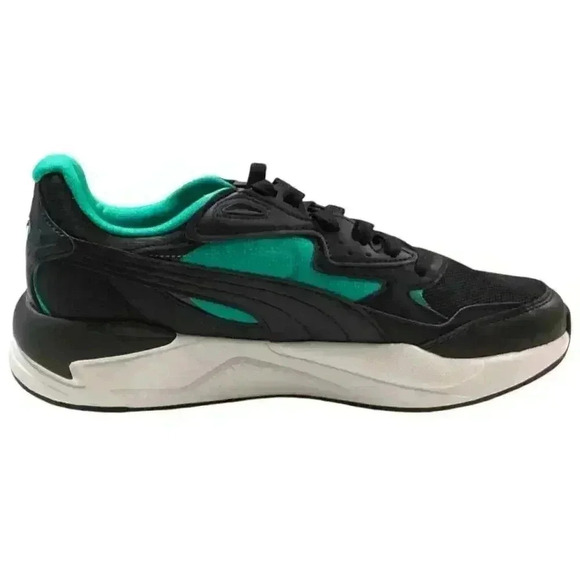 Puma Sneakers Shoes Men 10 Black Green X Ray Speed Mercedes AMG Petronas F1 - Picture 4 of 8